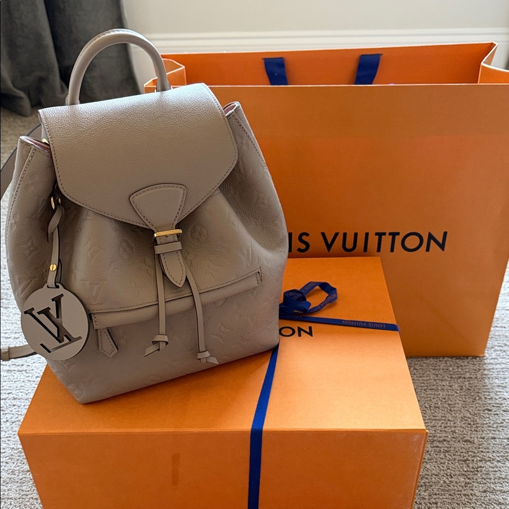 Louis Vuitton Taupe Backpack